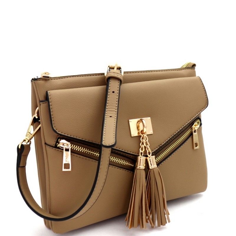 tassel cross body bag